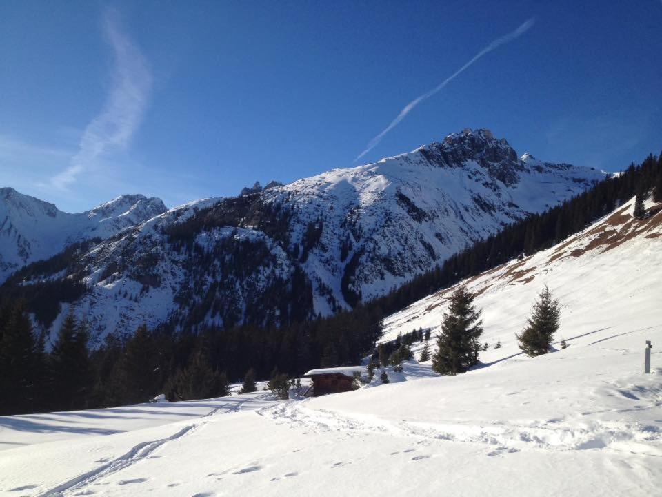 Appartements Schwarzer Adler Elbigenalp Exterior foto